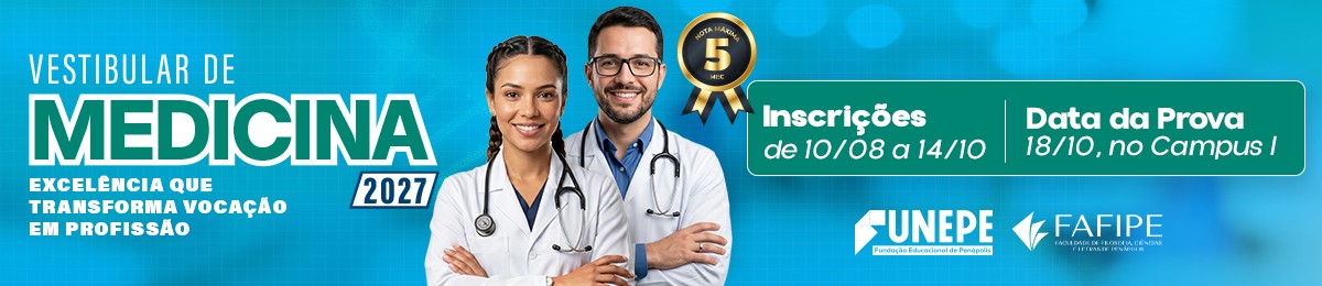 FUNEPE BANNERS VESTIBULAR MEDICINA 2026