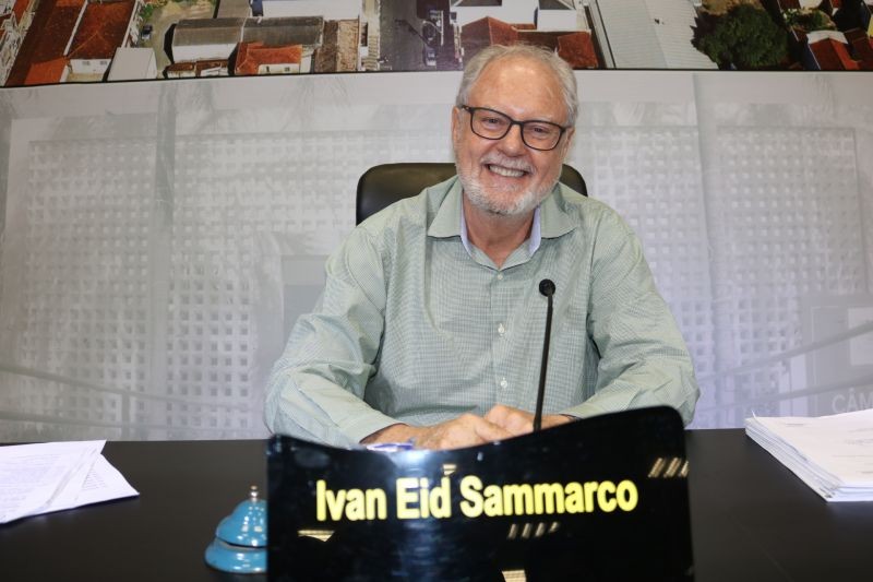 Vereador Ivan Sammarco é eleito novo presidente da Câmara