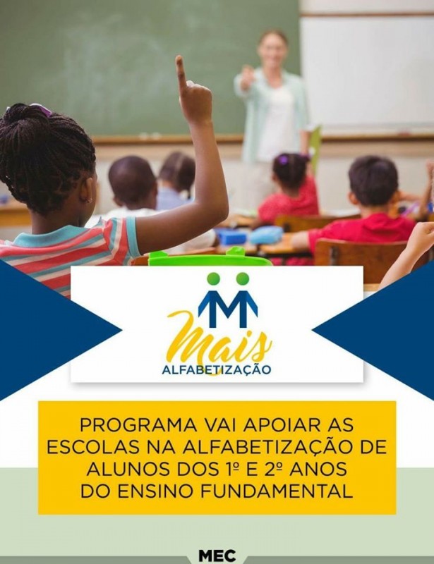 Inscrições para assistente de alfabetização voluntário terminam amanhã