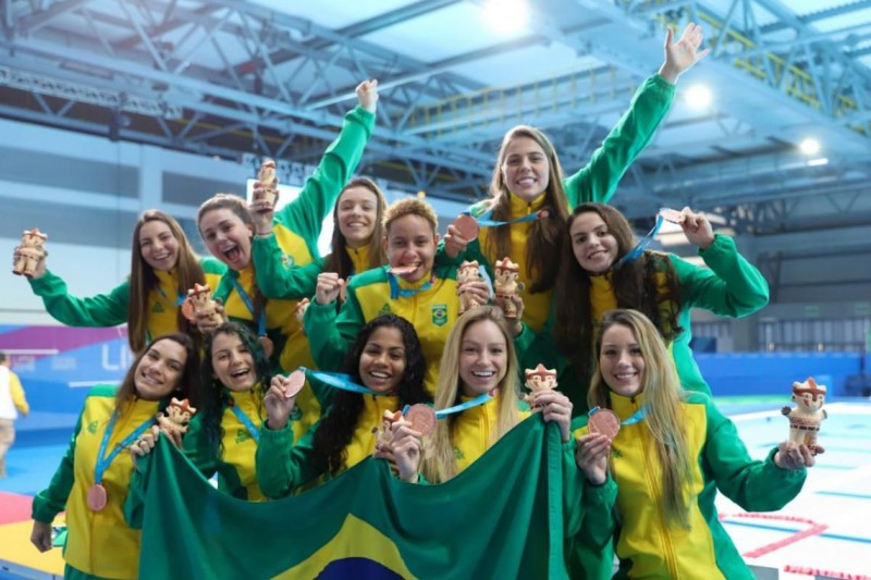 Pan: Brasil conquista bronze no pólo aquático feminino