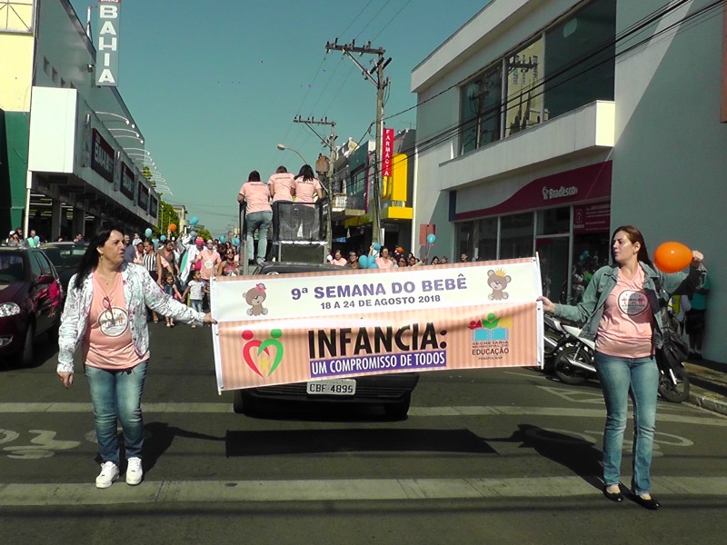 Educação convida para passeata de abertura da Semana do Bebê amanhã