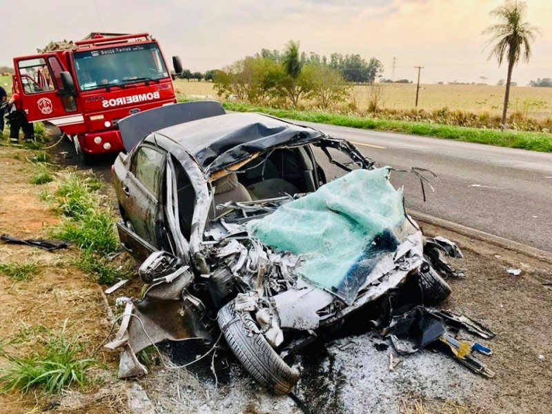 Acidente deixa um morto e dois feridos na BR-153, em Promissão