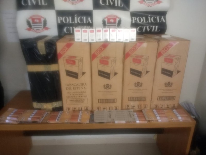 GOE apreende 259 pacotes de cigarro em depósito clandestino