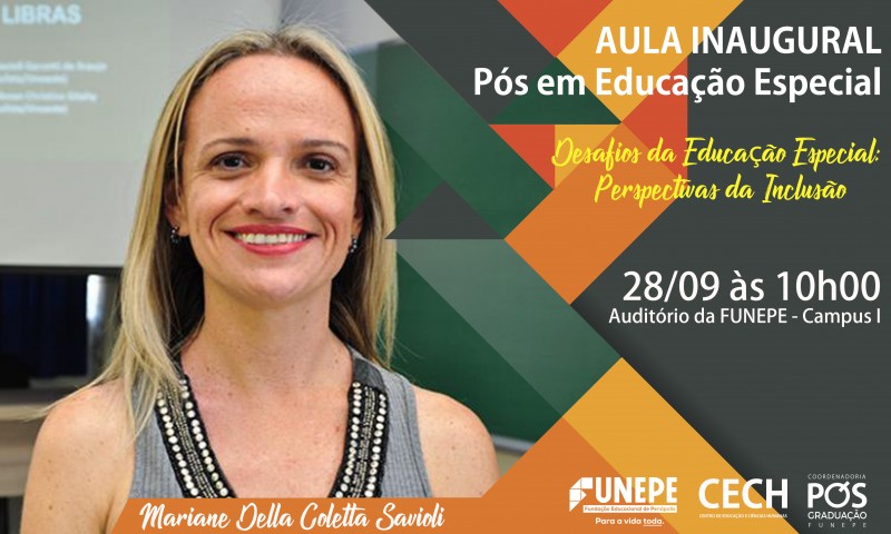 Funepe realiza aula inaugural sobre Educação Especial