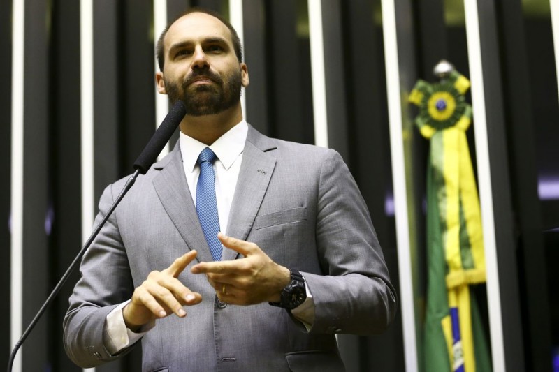 Eduardo Bolsonaro é o novo líder do PSL na Câmara