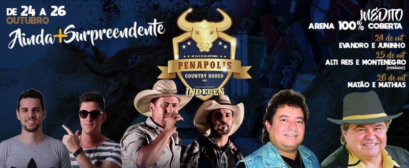 Começa hoje o 2º Penápolis Country Rodeo