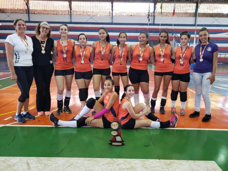 Vôlei Feminino Mirim penapolense é campeão da Liga Amar 2019