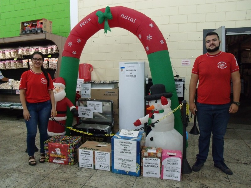 Natal Eldorado terá sorteios em janeiro