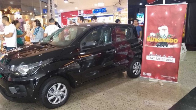 Carro da promoção Natal Iluminado será sorteado no Garden Shopping