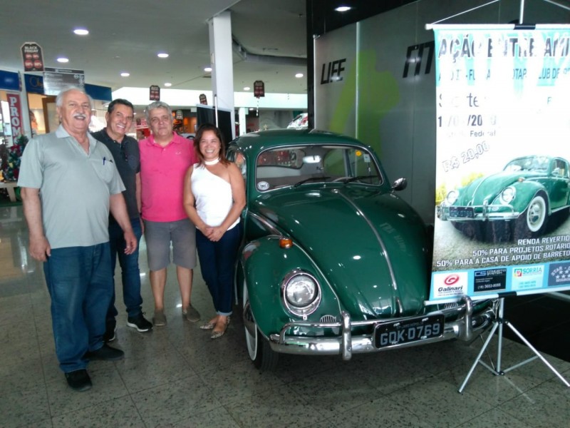 Ação entre Amigos do Rotary Club promove sorteio de Fusca 69 em abril