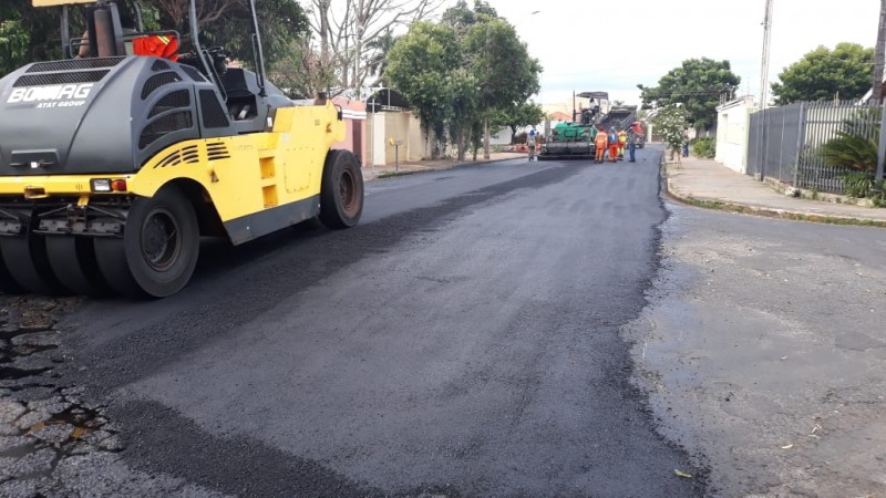 Trecho da avenida Boanerges Gomide é recapeado