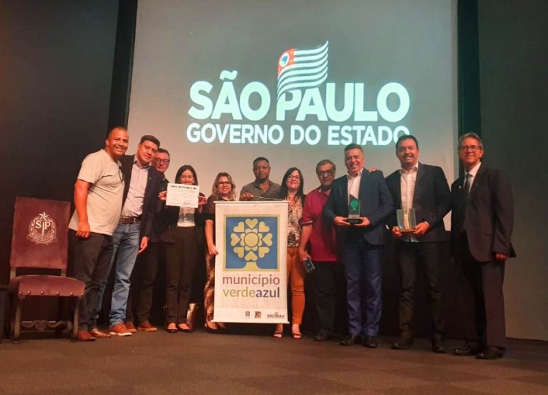 Penápolis recebe premiação no programa Município VerdeAzul por ações em 2019