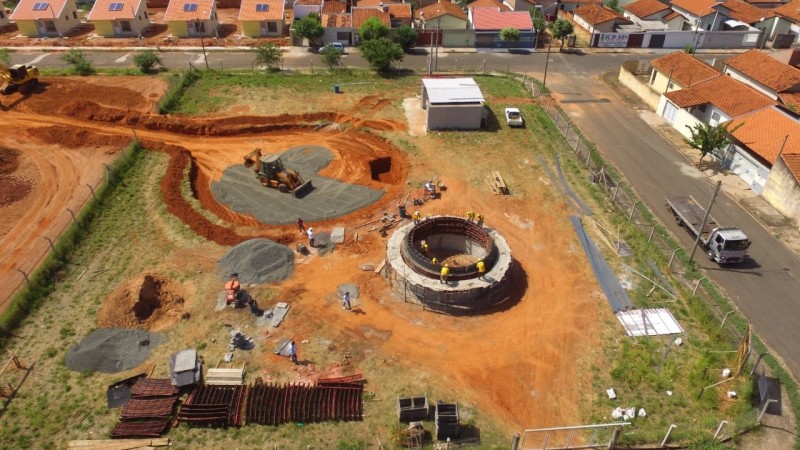 Iniciada construção do novo reservatório de água da cidade