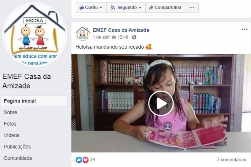 Desafio da Leitura aproxima alunos das escolas municipais durante isolamento