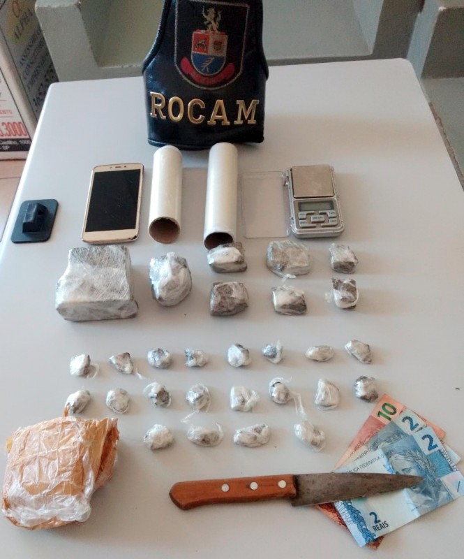 Rocam prende açougueiro por tráfico de drogas