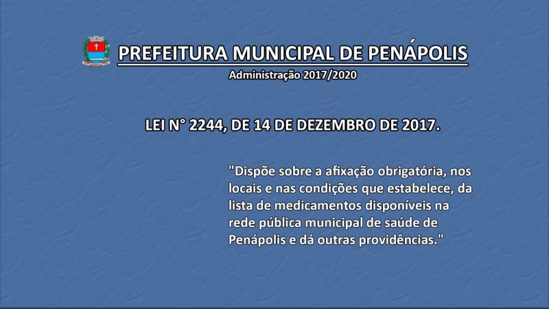 Câmara cobra aplicação de lei de divulgação de lista de medicamentos