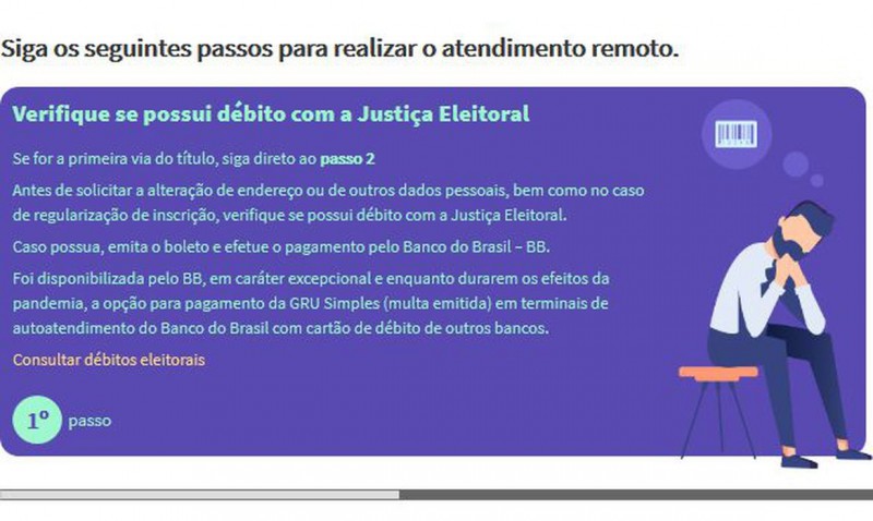 TSE lança site para regularização de título de eleitor