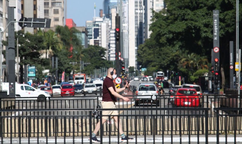 Isolamento social tem adesão de 46% no estado de São Paulo