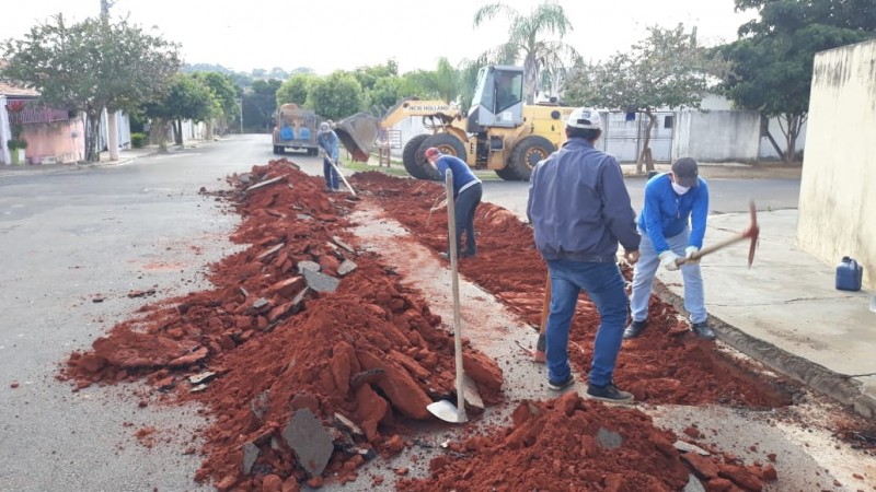 Secretaria de Obras atua na construção de novas bacias coletoras