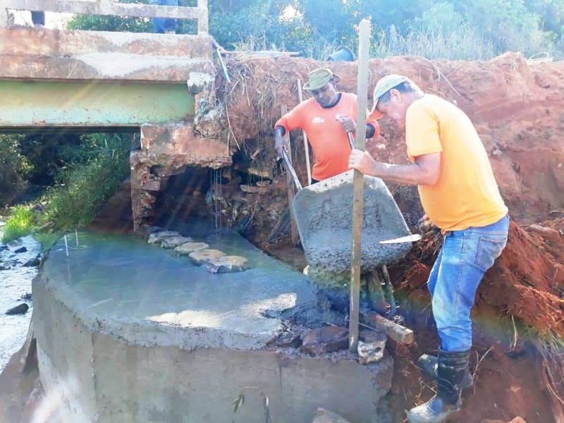 Secretaria de Obras atua na recuperação da Ponte do Paraguai