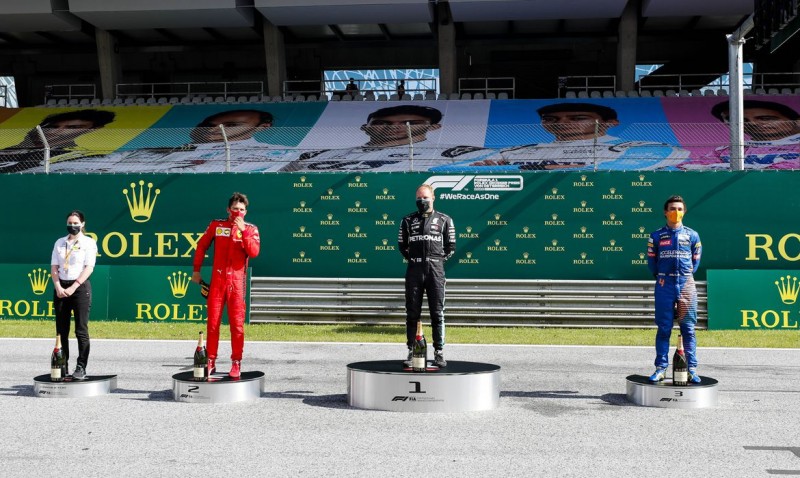 Valtteri Bottas vence GP da Áustria na abertura da Fórmula 1