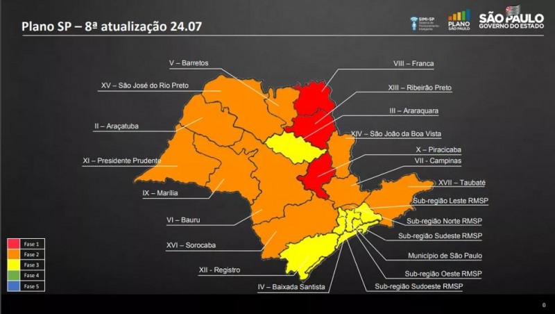 Governo de SP muda regras para transição de fases do plano estadual e facilita reabertura de atividades