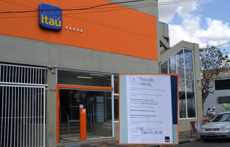 Itaú suspende temporariamente atendimento na agência de Penápolis