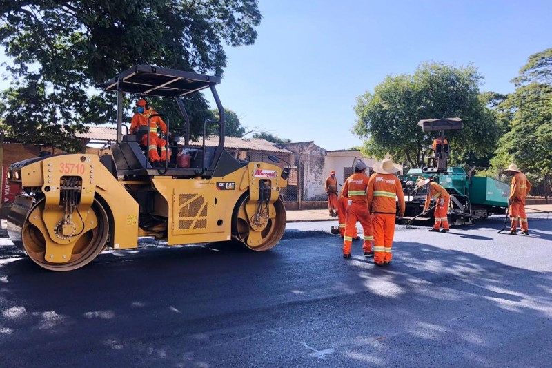 Finalizado recape nos trechos da avenida Rui Barbosa