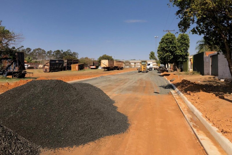 Começa hoje a pavimentação de ruas do Parque Industrial