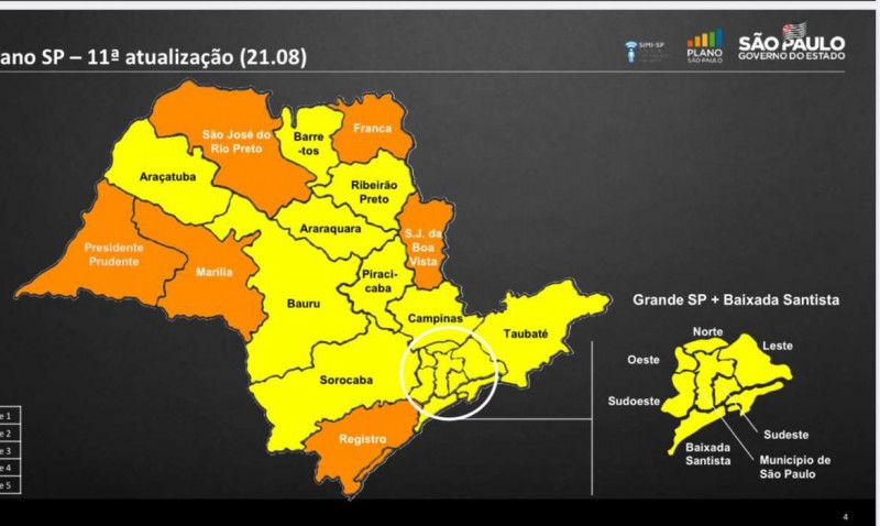 SP atualiza plano e nenhuma região fica na fase vermelha