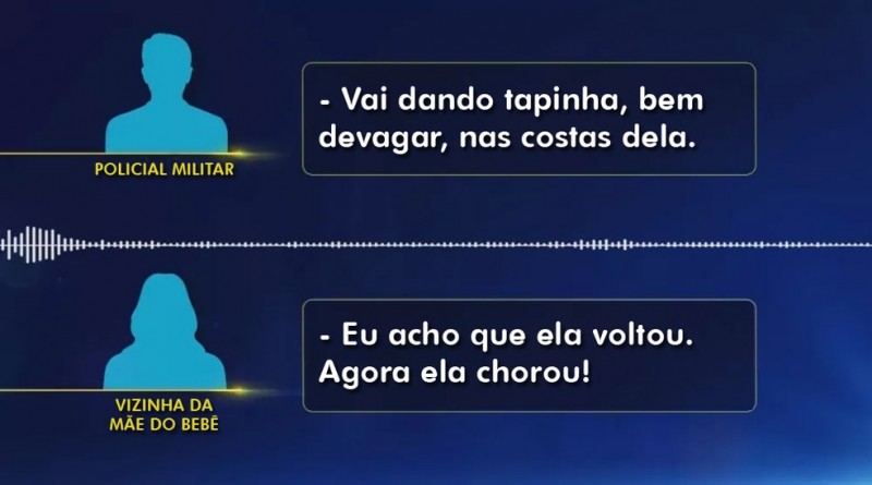 Pelo telefone, policial militar ajuda a salvar bebê recém-nascido engasgado com leite