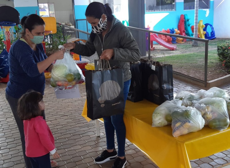 Entrega dos kits de alimentos para alunos da educação infantil será dia 1º