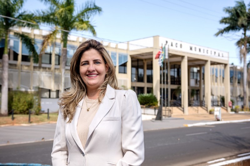 1ª mulher vice-prefeita da história, Mirela Fink se diz preparada para função