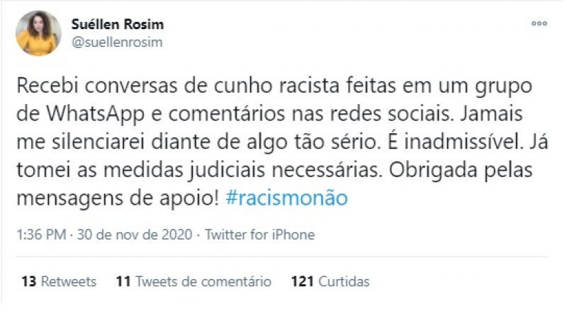 Prefeita eleita de Bauru sofre ataques racistas nas redes sociais