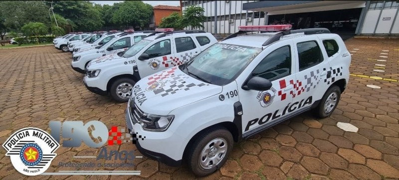 Alto Alegre e Penápolis recebem novas viaturas para a Polícia Militar