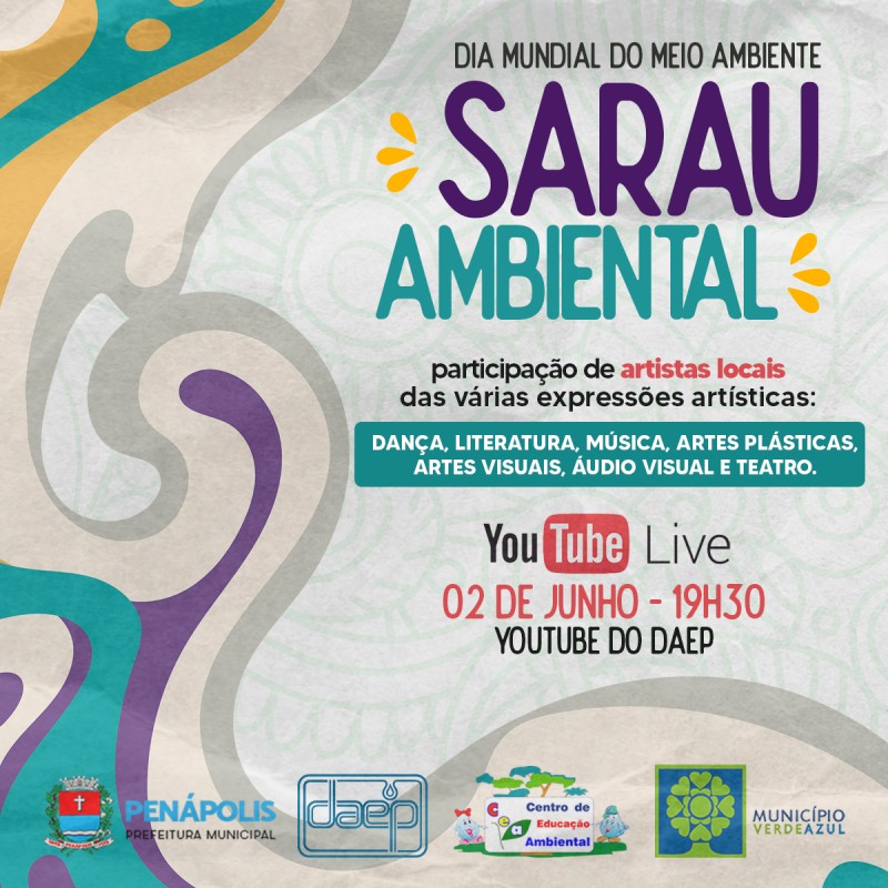 Daep promove ‘Sarau Ambiental’ em comemoração ao Dia do Meio Ambiente