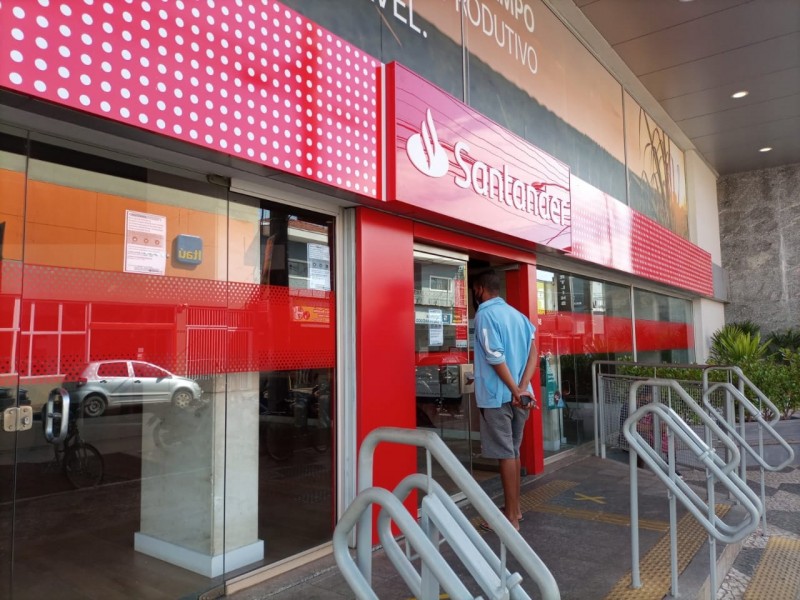 Agência do Santander de Penápolis deverá ficar fechada até quinta-feira