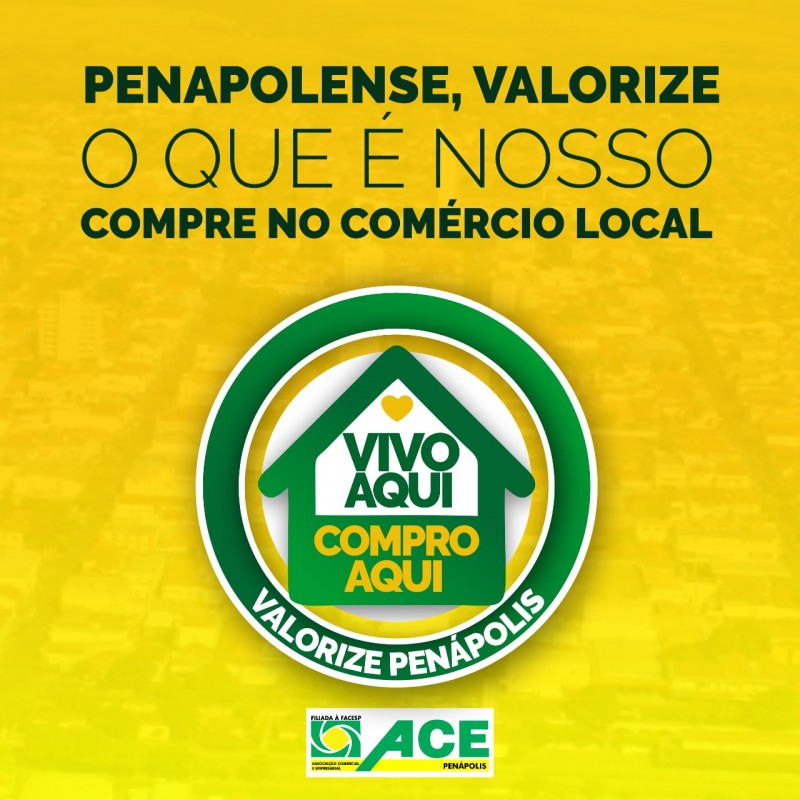 ACE lança selo de apoio e incentivo às compras no comércio penapolense