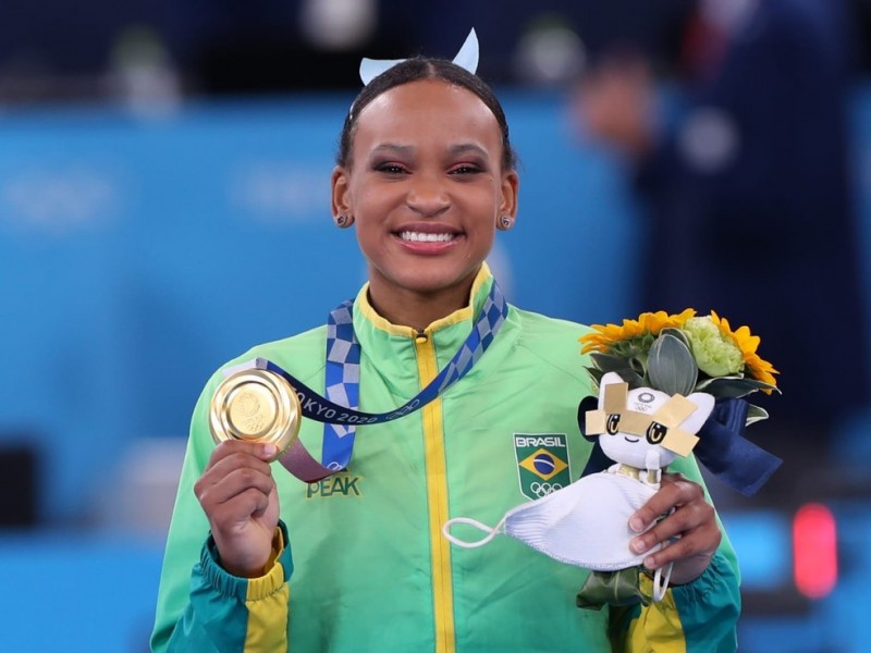 Rebeca Andrade é 1ª brasileira a ganhar duas medalhas em uma única edição das Olimpíadas