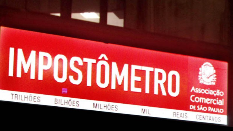 Impostômetro atinge a marca de R$ 1,5 trilhão