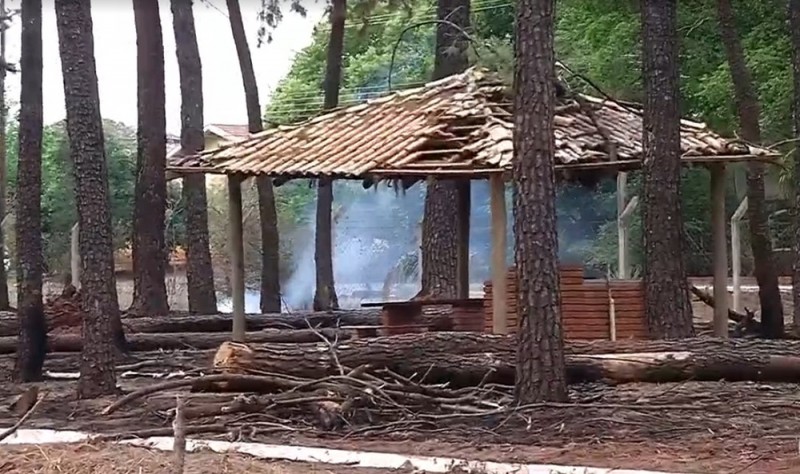 Incêndio destrói parte da estrutura da Cidade das Crianças de Ilha Solteira