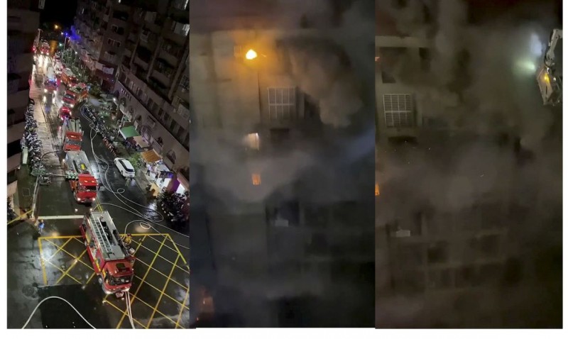 Incêndio em prédio em Taiwan deixa pelo menos 46 mortos