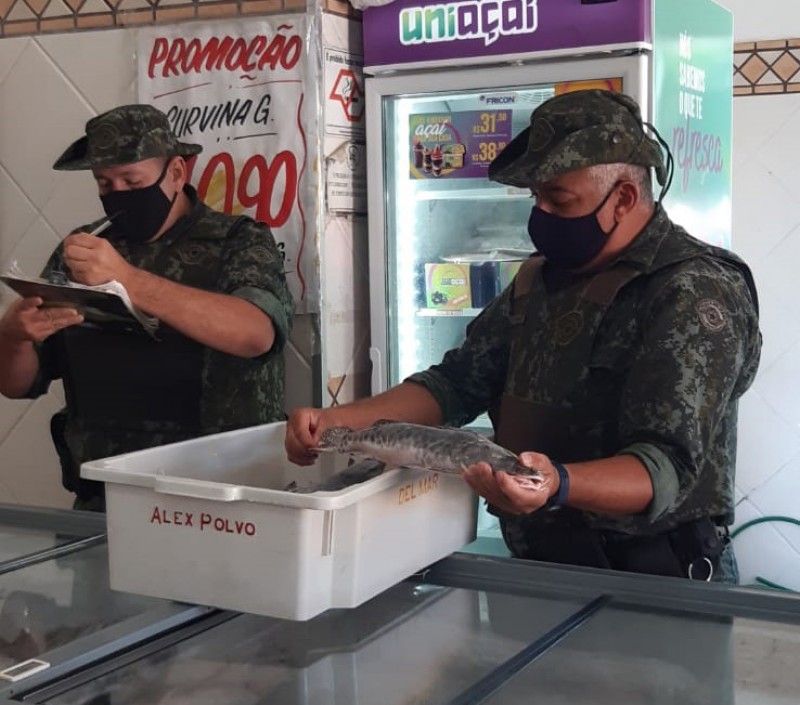 Polícia Militar Ambiental fiscaliza peixarias antes do início da piracema