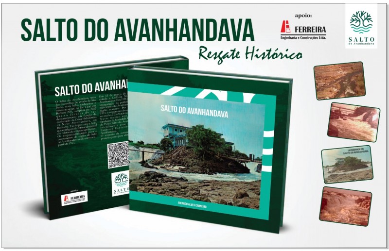 Livro com resgate histórico do Salto do Avanhandava terá lançamento dia 28