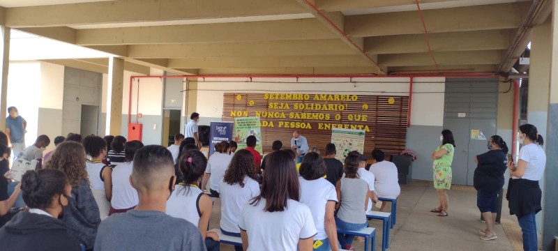 Daep realiza palestra sobre resíduos sólidos em escola