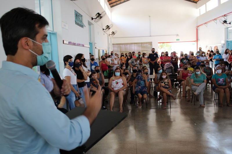 Comunidade do bairro Cidade Jardim recebe Ceim e Emei remodeladas