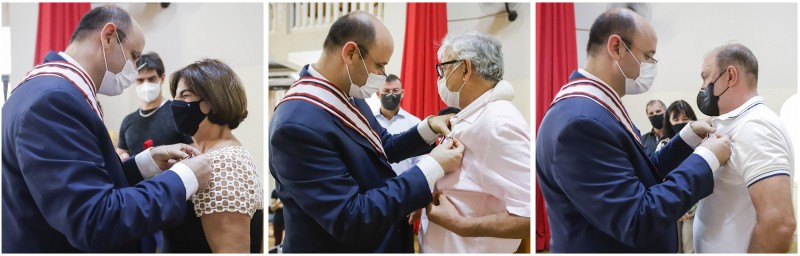 Supervisores e diretor são homenageados com medalha MMDC Caetano de Campos