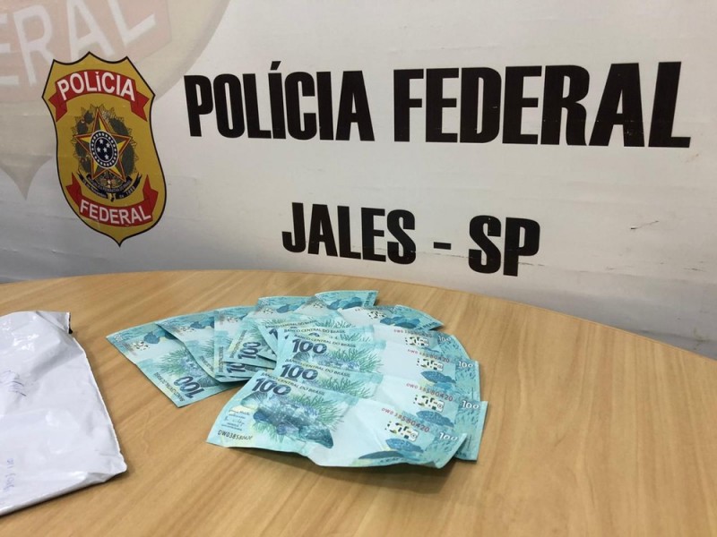 Operação da PF prende dois suspeitos e apreende R$ 71 mil em notas falsas