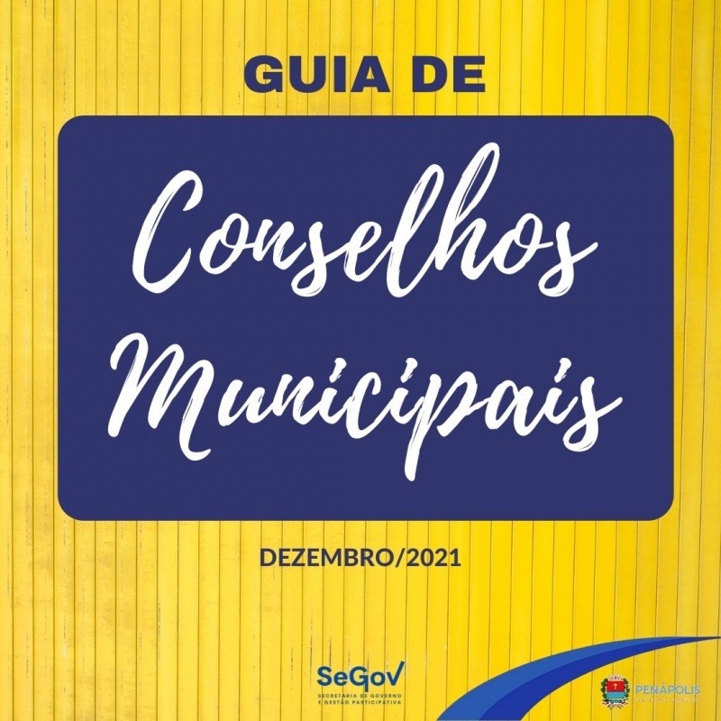 Prefeitura disponibiliza Guia dos Conselhos Municipais