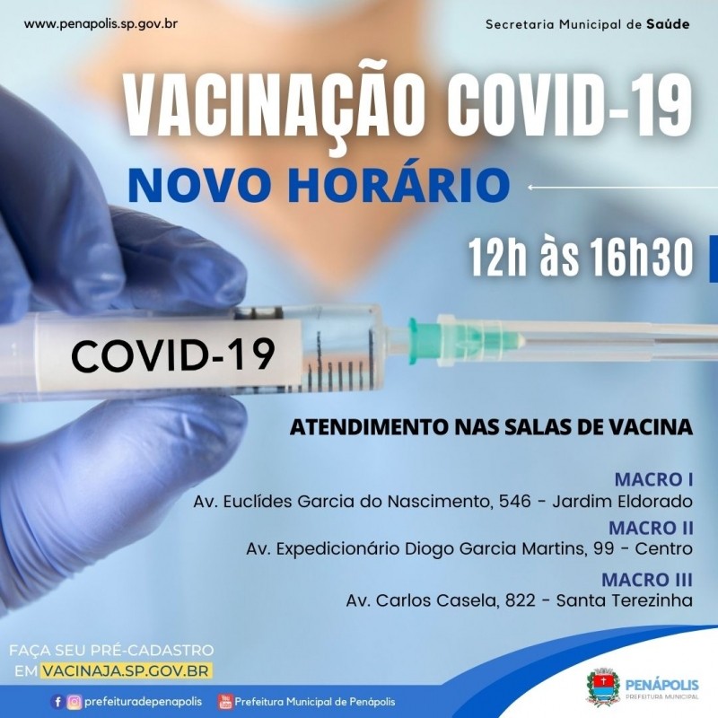 Saúde contabiliza 18 mil faltosos da vacinação contra a Covid-19 na cidade